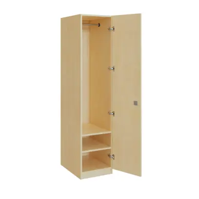 Q 13-40 skříň šatní, 1-dvéřová, 400x600x1800mm, bříza irská